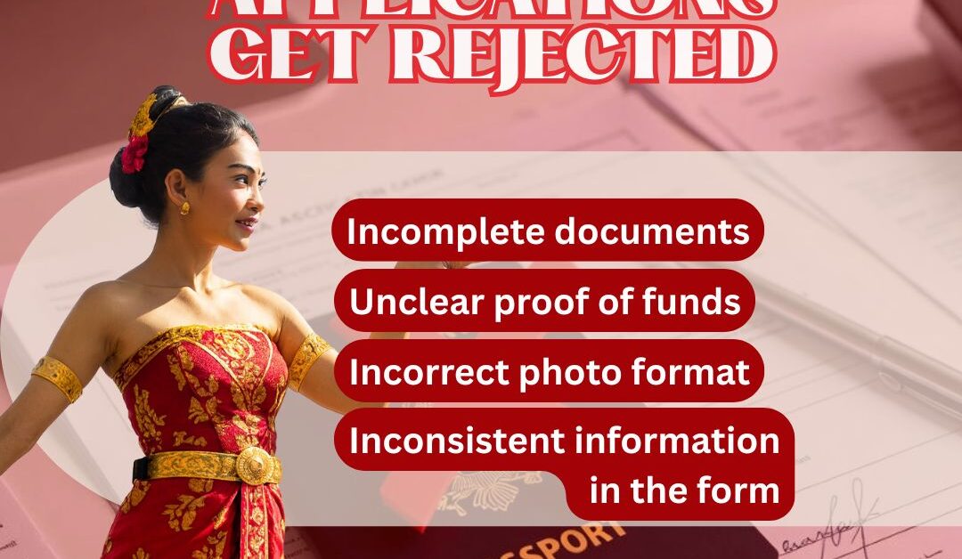 Common Reasons Indonesia Visa Applications Get Rejected