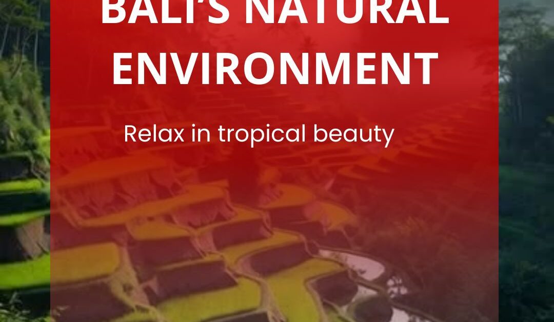 Enjoying Bali’s Natural Environment