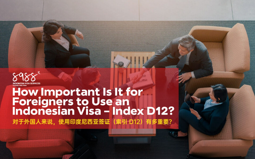 How Important Is It for Foreigners to Use an Indonesian Visa β Index D12?